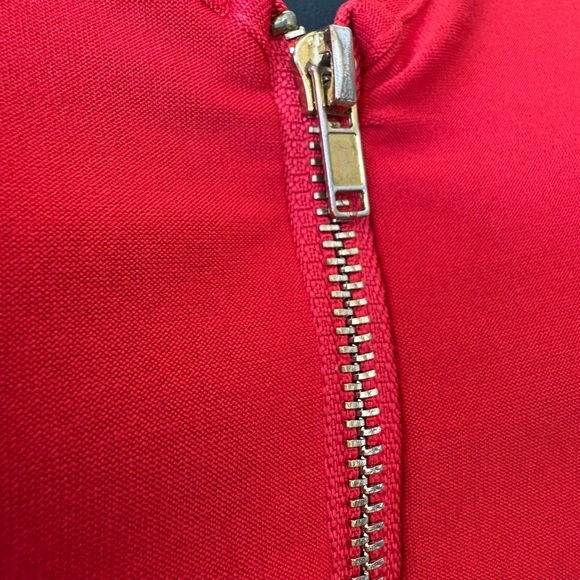 Red V-Neck Women's Top | Size Large - Picture 3 of 4